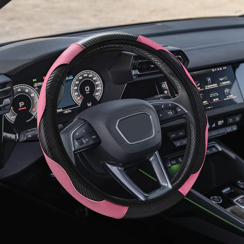 Carbon Fiber Steering Wheel Cover