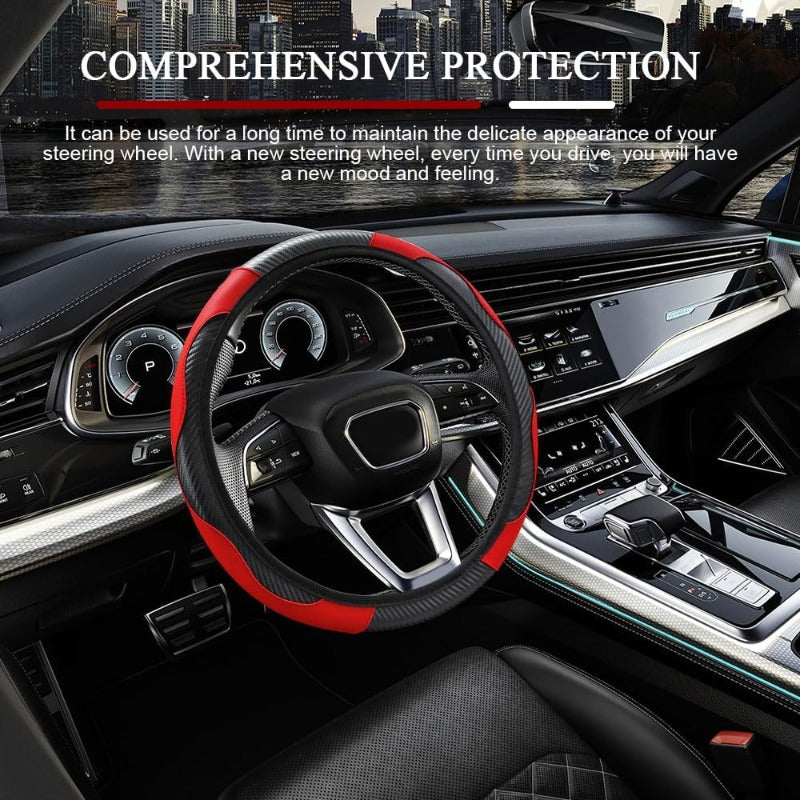 Carbon Fiber Steering Wheel Cover