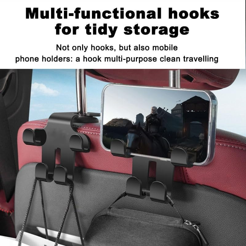 Rotating Car Seat Hooks