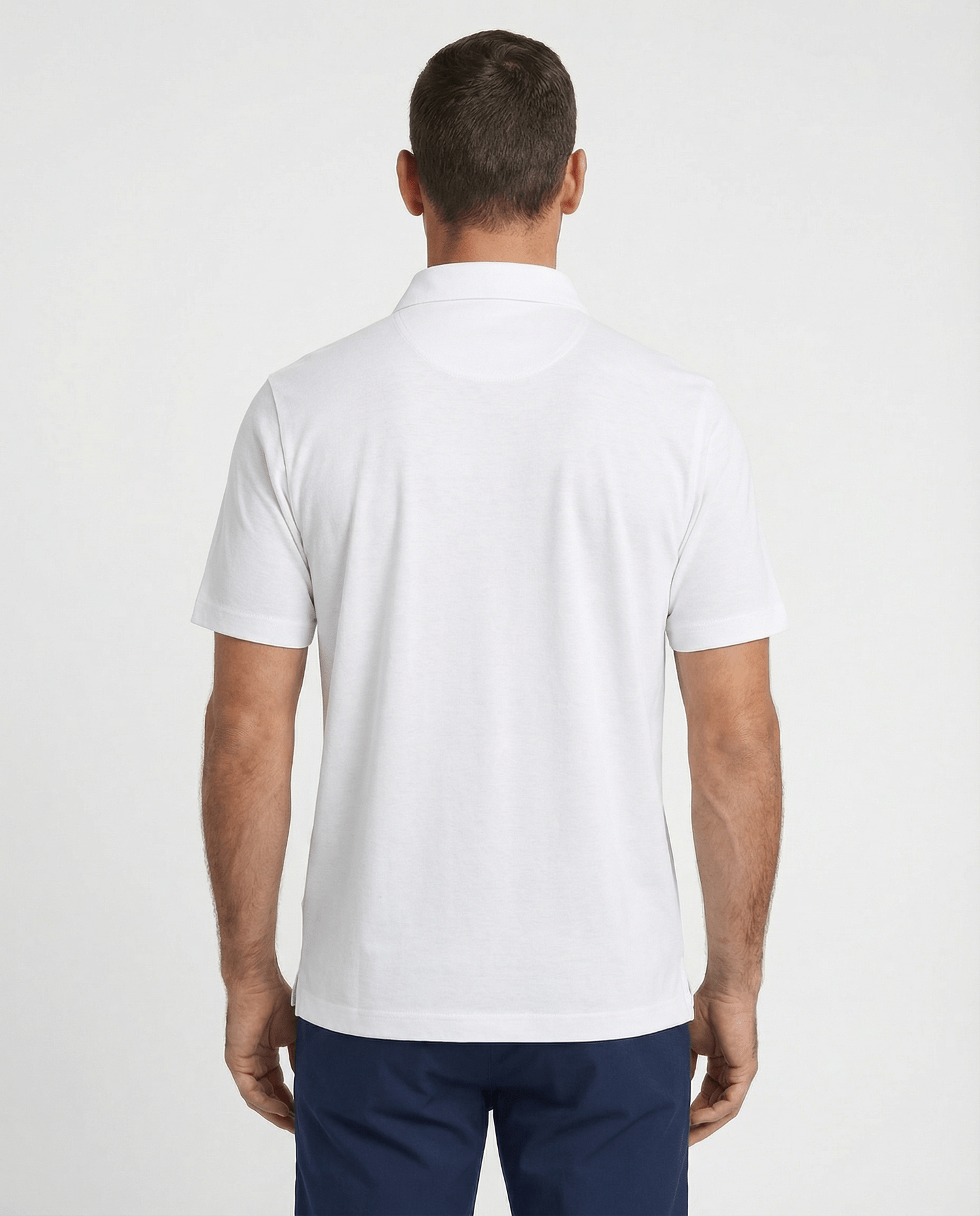 Men's 3 Button Pique Polo