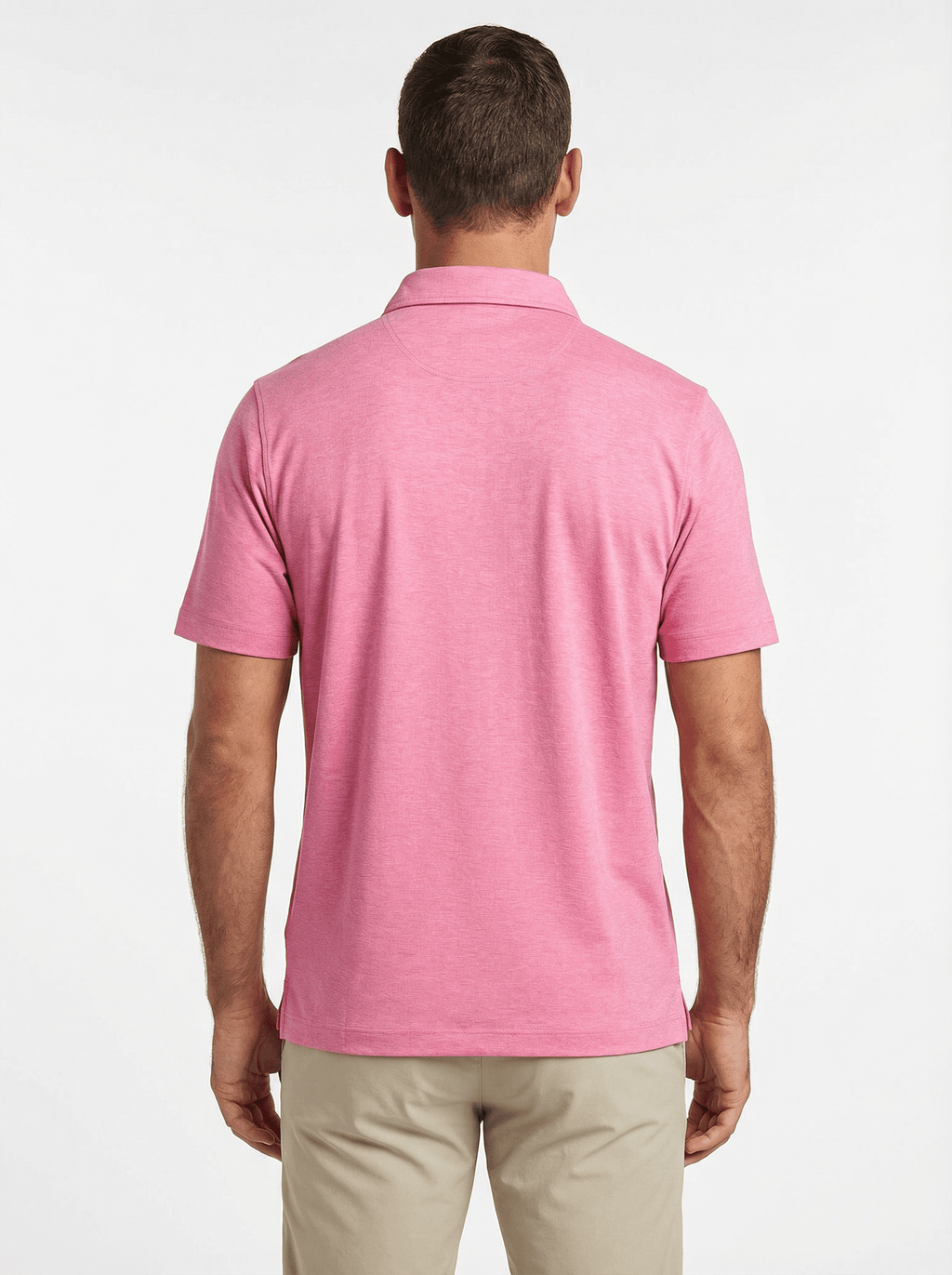 Men's 3 Button Pique Polo