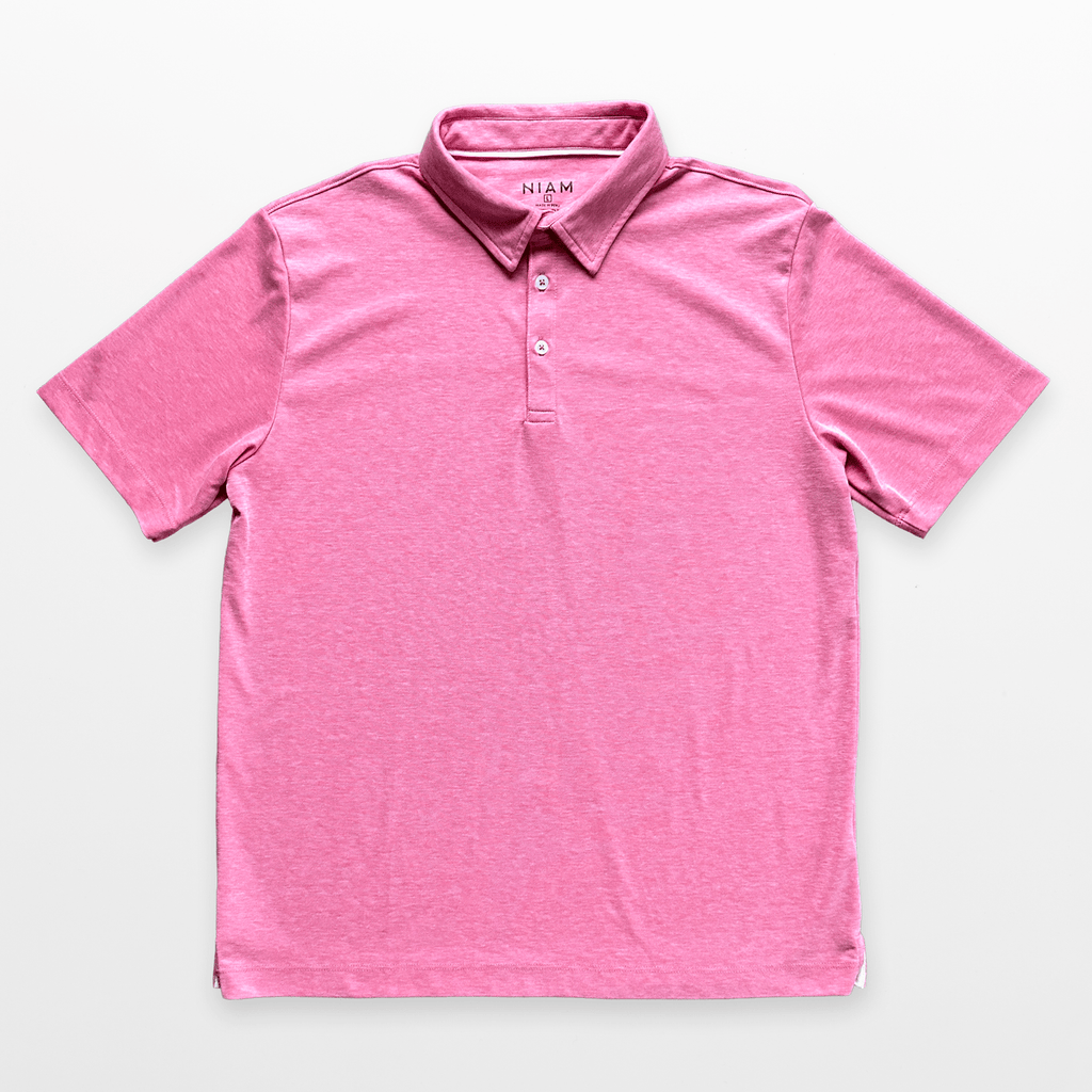 Men's 3 Button Pique Polo