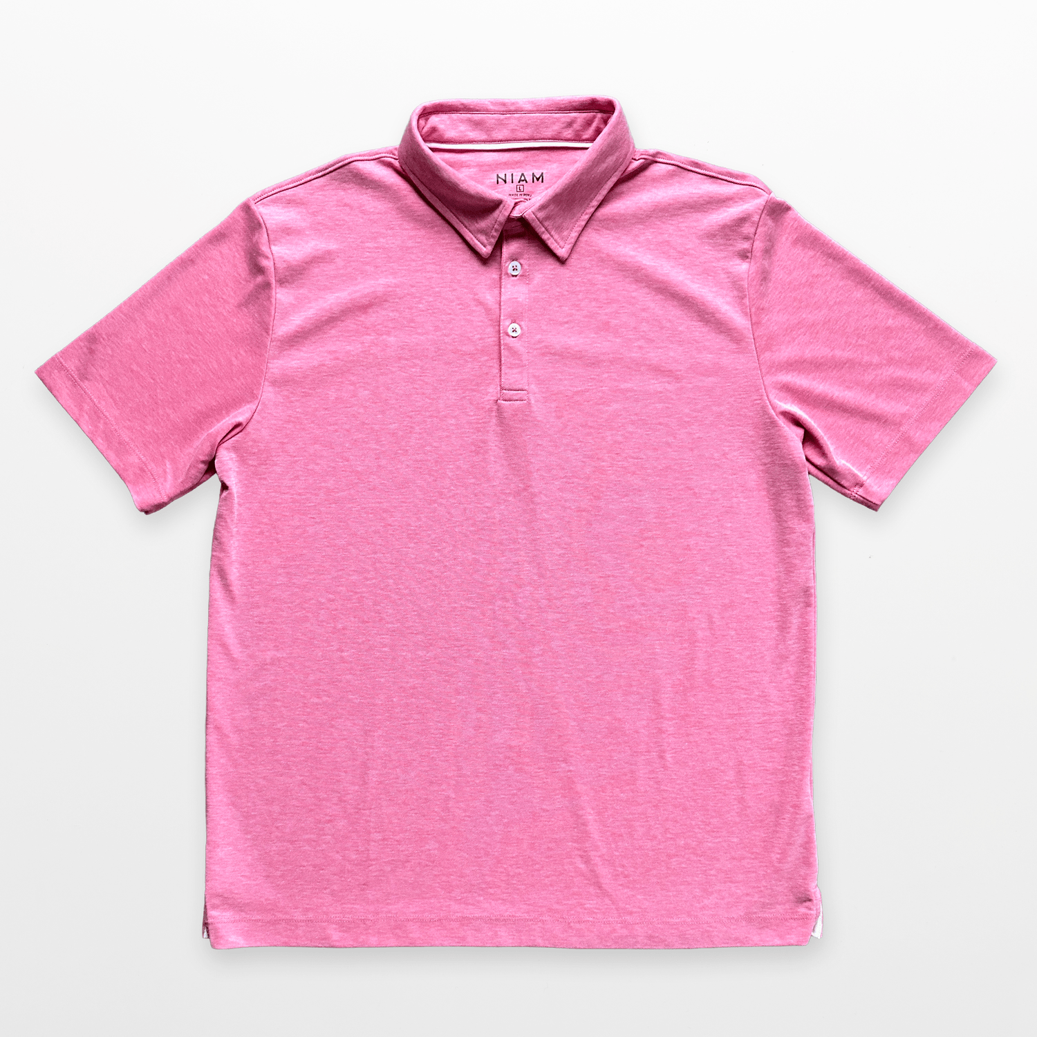 Men's 3 Button Pique Polo