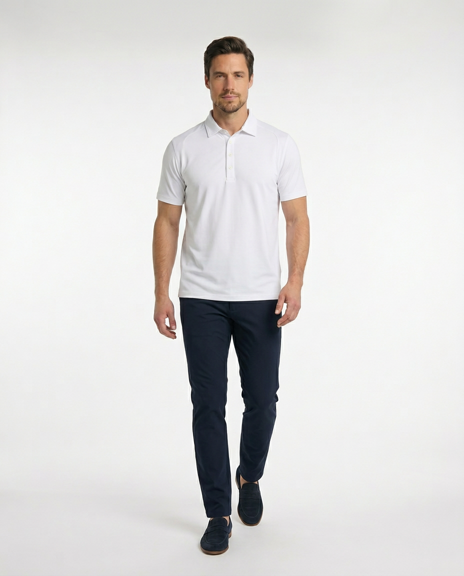 Men's SwingFree™ Performance Polo - White