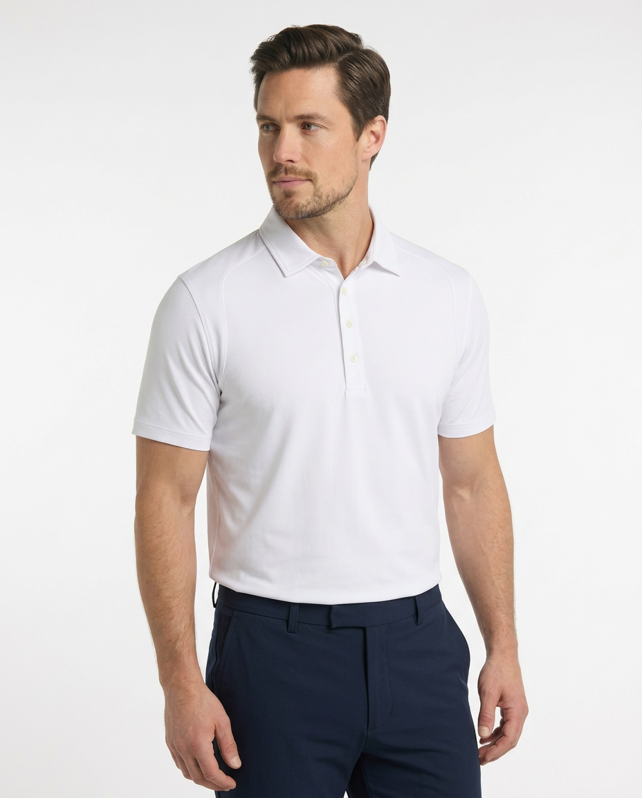 Men's SwingFree™ Performance Polo - White
