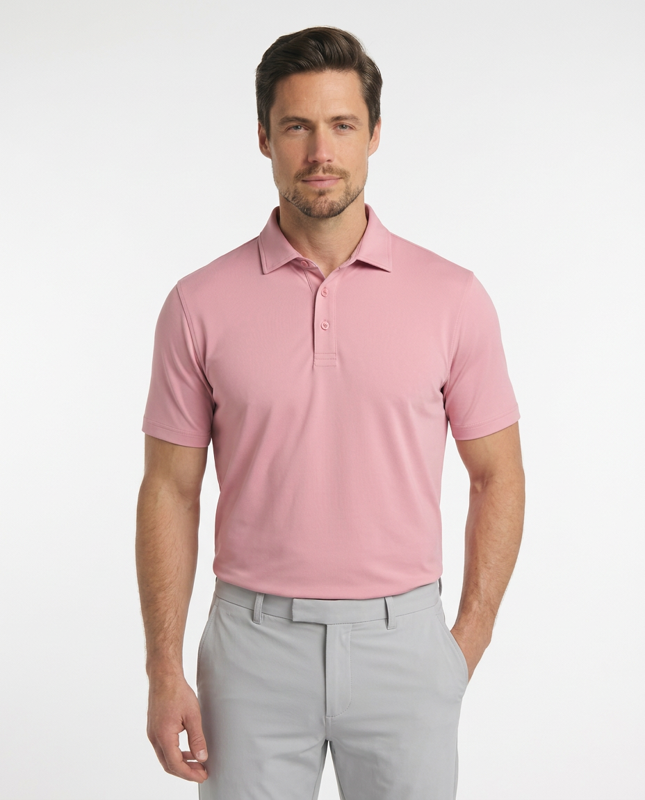 Men's SwingFree™ Performance Polo - Light Pink