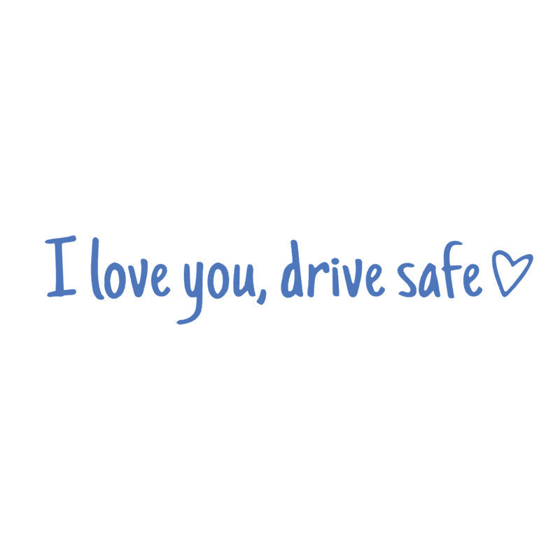 Rearview Mirror Vinyl Decal Reminder