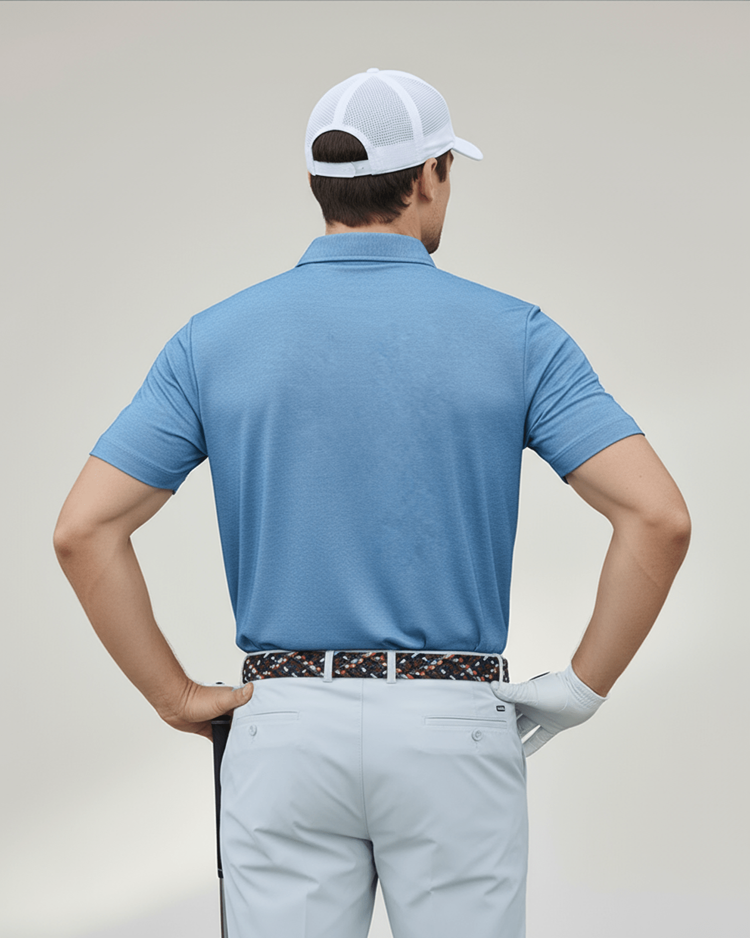 Men's 3 Button Pique Polo