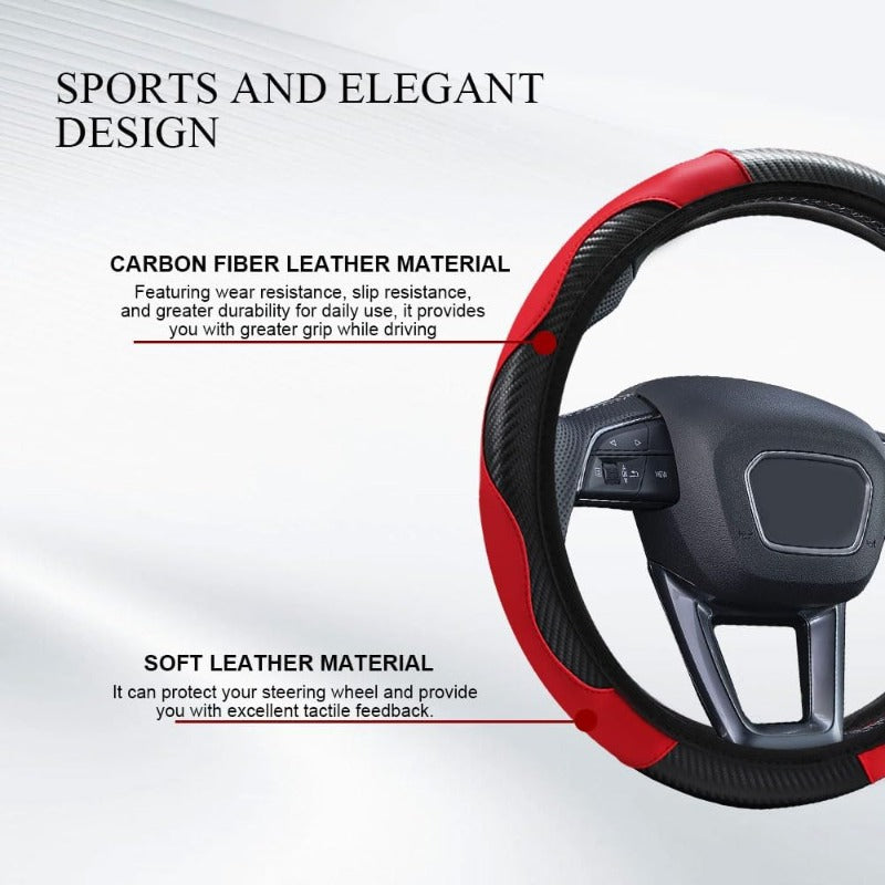 Carbon Fiber Steering Wheel Cover
