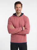 Men's Peruvian Cotton Reversible Hoodie - Red / Navy