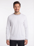 Men's Peruvian Cotton Reversible Sweatshirt - White / Grey