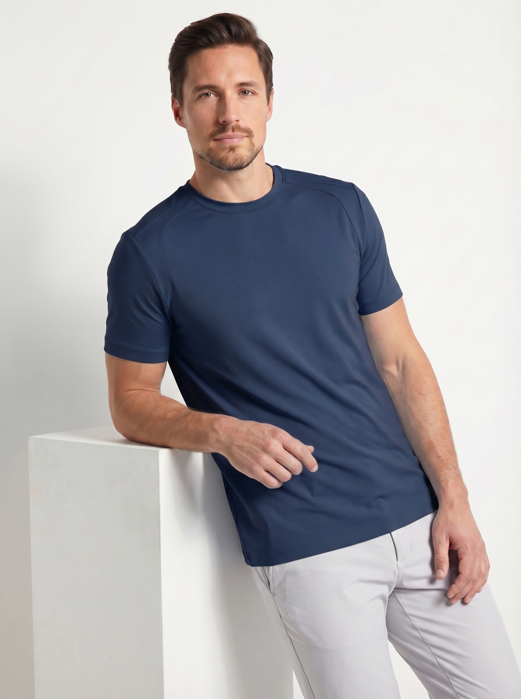 Men's SwingFree™ Performance Crew Tee - Navy