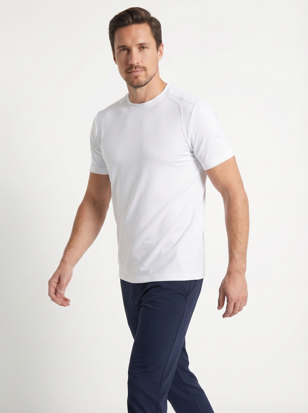 Men's SwingFree™ Performance Crew Tee - White