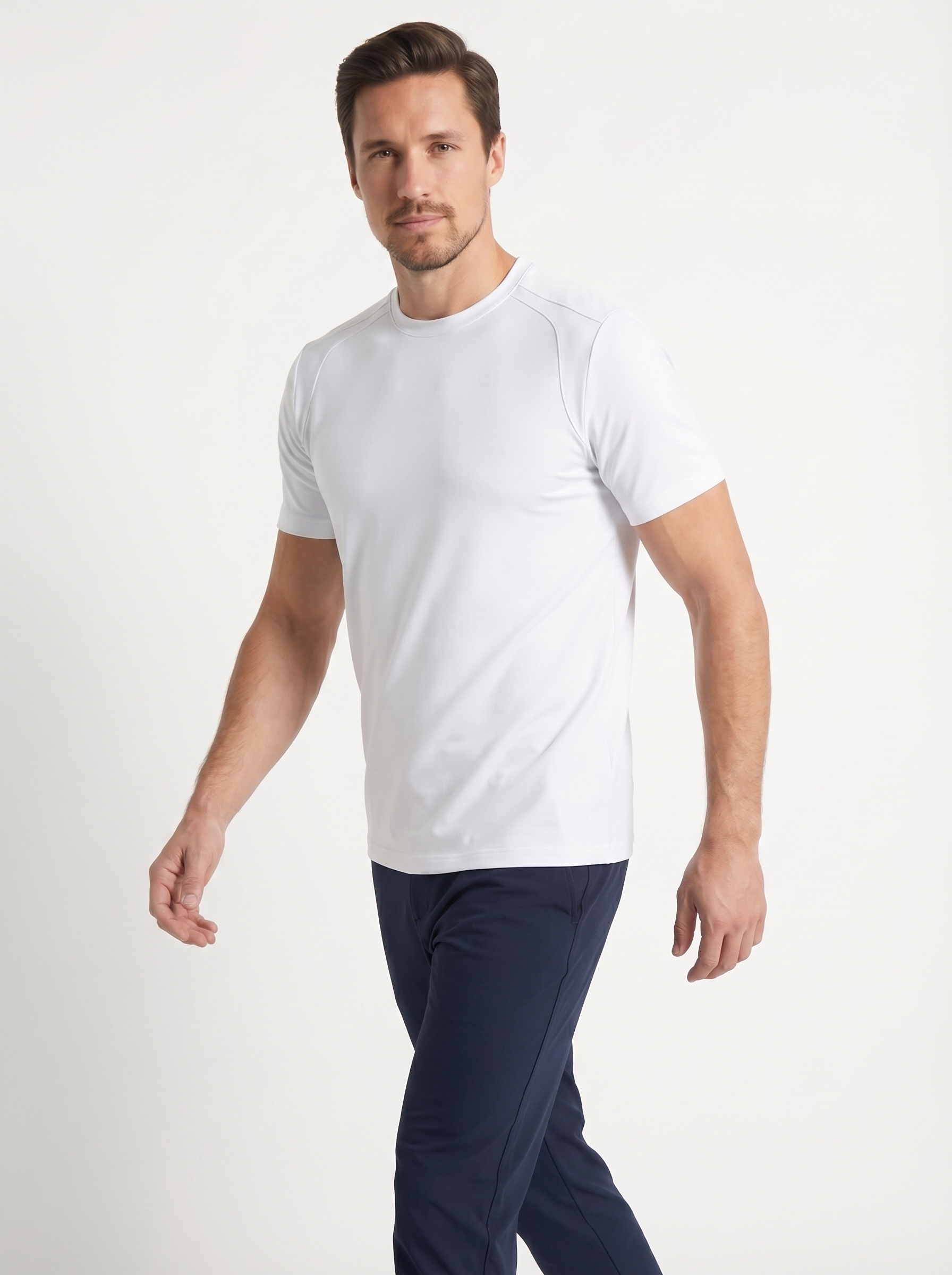 Men's SwingFree™ Performance Crew Tee - White