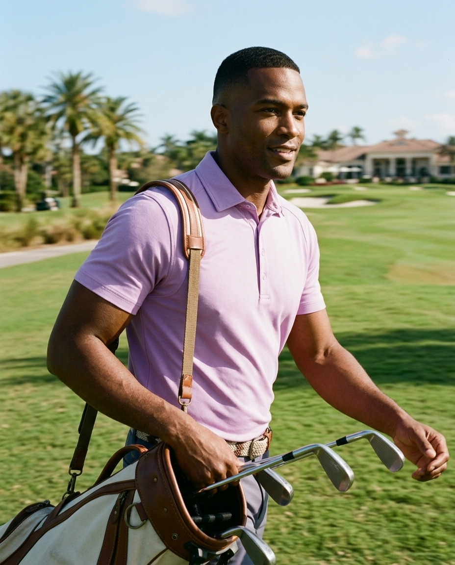 Men's SwingFree™ Performance Polo - Lavender